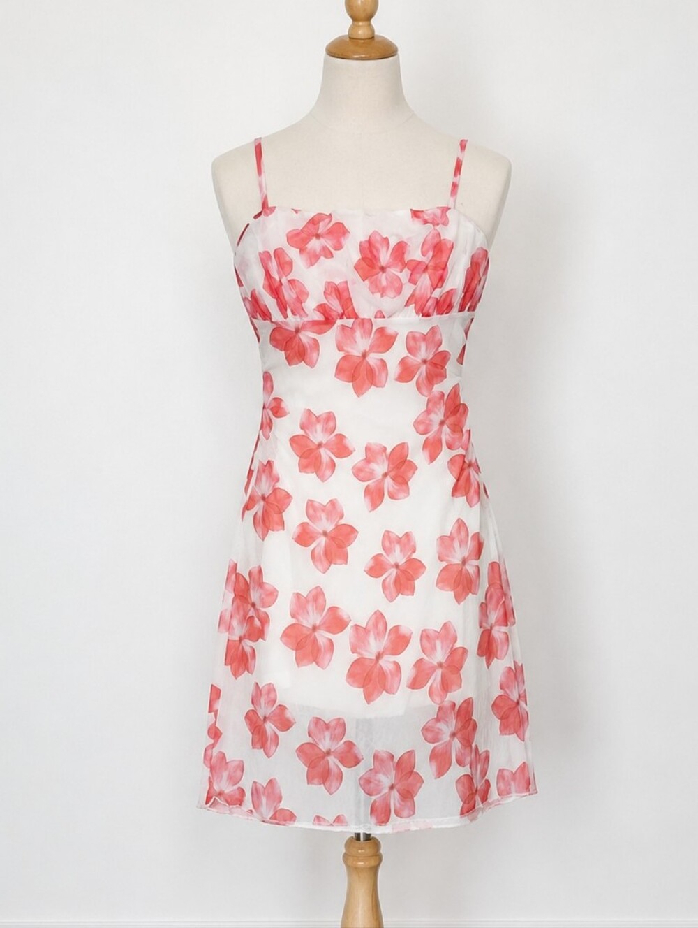 Floral Pink Summer Mini Dress Size Small NWOT